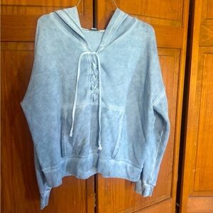Women's Blue/Gray Medium Hoodie
